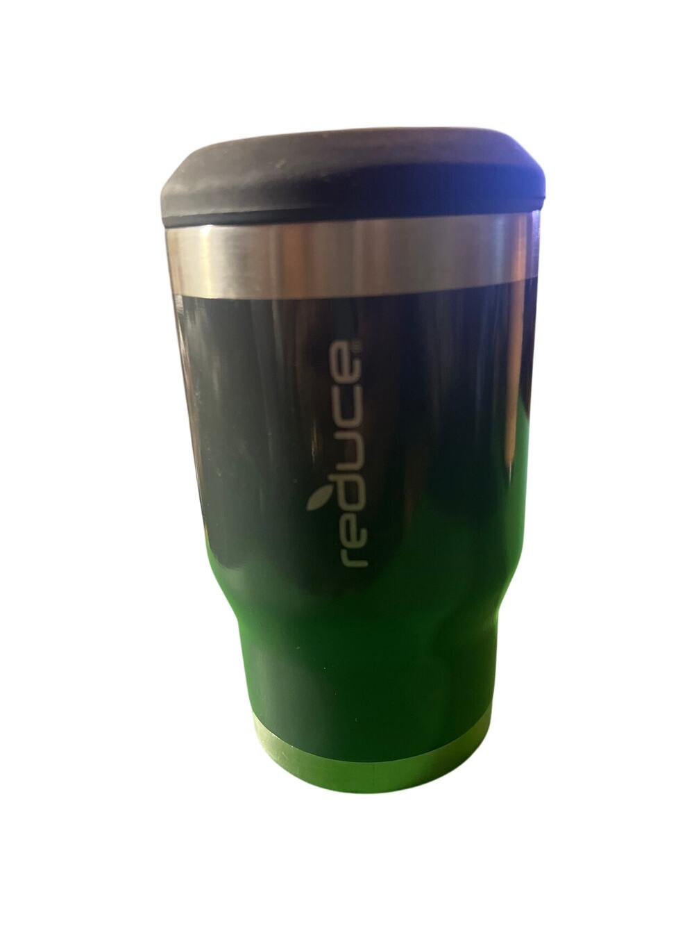 New Reduce Vacuum Insulated Drink Cooler Can/Bottle Koozie 14oz Steel Gray Color